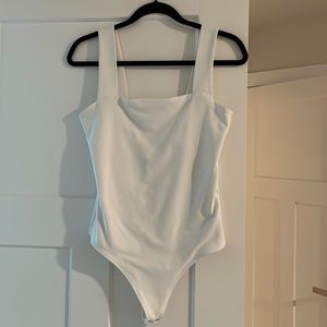 Abercrombie Bodysuit-White, Size M